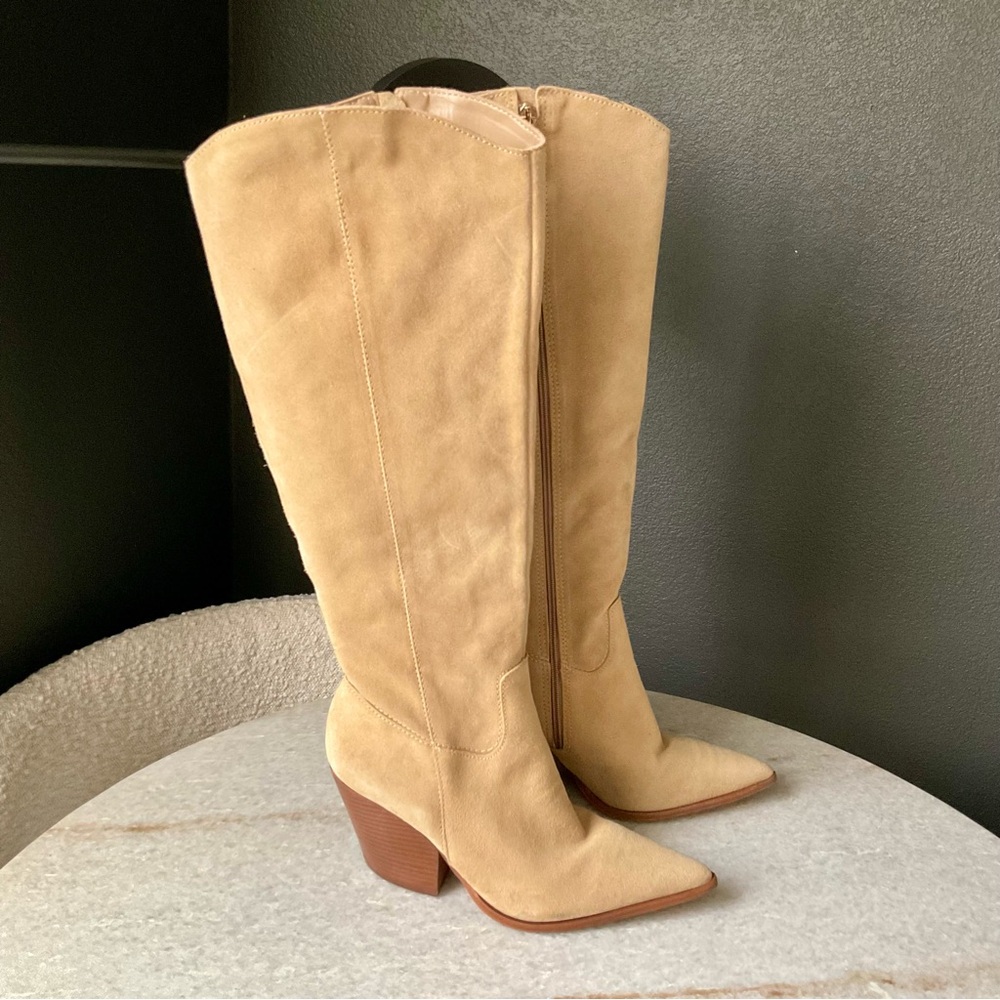 Vince Camuto Tan Heeled Boots